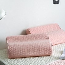 쉬즈홈 힐링 피그먼트 메모리폼 베개, 파스텔핑크