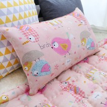 보떼하우스 인견 베개 마이크로화이버 베갯솜, 종달새 (핑크)