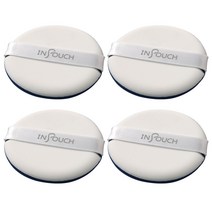 세븐스타 에어 쿠션 퍼프, 화이트 + 네이비, 4개입