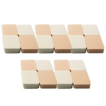 세븐스타 고급라텍스 퍼프 대형 4p, 베이지, 화이트, 5개입