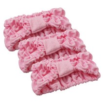 세븐스타 주름 헤어밴드, 핑크, 3개입