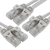 대원티엠티 CAT6E 기가비트 랜케이블 2m DW-UTP6, 그레이, 3개입