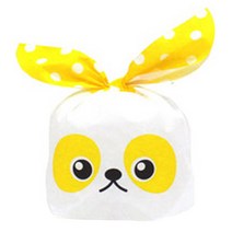 포포팬시 보자기 포장팩3 도트팬더 5p, 옐로우, 10개입