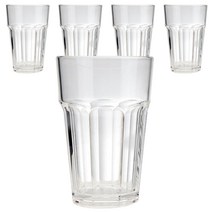 미르 8각컵 420ml 14oz, 투명, 5개입