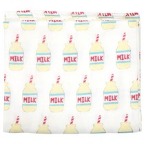 디케이홈 영유아 이중거즈 밀크 블랭킷 L, 바나나우유