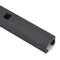 선반나라 플랫 액자레일 1 m, 블랙, 1개