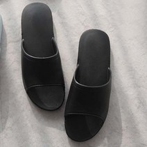 데코뷰 호텔식 모던 슬리퍼, 블랙, 1세트