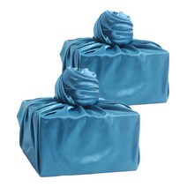 코리아보자기 추석 기프트 보자기 대, 청색, 2개입