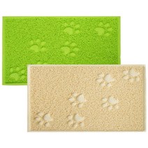 블럭마트 고양이 사각 모래매트 2p, 랜덤 발송
