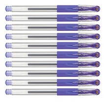 미쯔비시 시그노 유니볼 펜 UM-151 0.28mm, 바이올렛, 10개