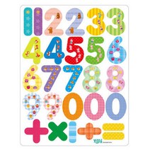자석나라 로제타 고무자석글자 숫자, 1개, 27피스, 27피스