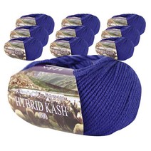 하이브리드 캐시 100 뜨개실 10p, 파랑