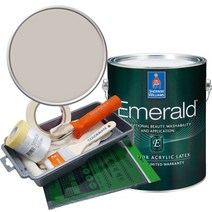 셔윈윌리엄스 에메랄드 페인트 1L 세트, SW7022 Alpaca