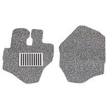 순수 코일 카매트 분리형, 봉고3 1(분리형/2p), 그레이 블랙, 기아