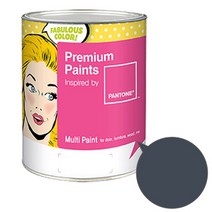 노루페인트 팬톤멀티 에그쉘광 심플 블루블랙 계열 페인트 1L, 옴브레블루(19-4014)
