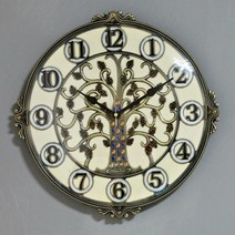 키다리 저소음 글루밍 트리 벽시계, 골드