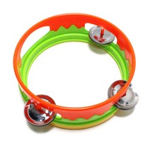 캐스비 맑은 소리 투명 탬버린, 혼합 색상