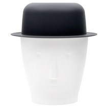 비스비바 젠틀맨 휴지통 8L, 블랙, 1개