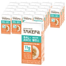 테이크핏 밸런스 곡물맛 단백질 음료, 190ml, 24개