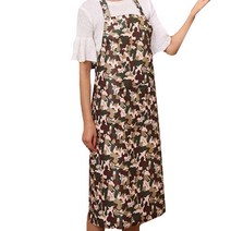 이코디 카모플라쥬 앞치마, 브라운, 1개