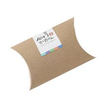 황씨네도시락 반달상자 48p + 새해복스티커 사각캘리 48p, 크라프트, 1세트