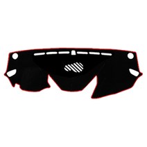 이모션 베이직 대쉬보드커버 현대, 싼타페 CM 더 스타일(공용), 블랙 + 레드