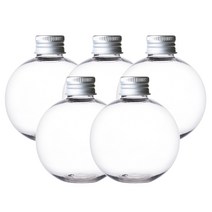 병도매닷컴 볼250 음료용기 알루미늄 실버캡, 250ml, 5개입