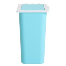 까사마루 마카롱 휴지통 13L, 블루, 1개