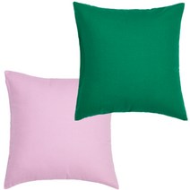 아인하우스 옥스포드 052 쿠션 솜포함 2p, 연보라색, 녹색아줌마초록색