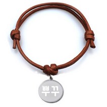 펫츠룩 굿모닝 카라멜 반려동물 목걸이 M + 메탈원형 팬던트 M, 실버(뿌꾸), 1개