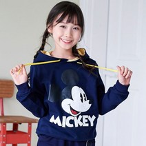 잭키드 여아용 미키 후드티