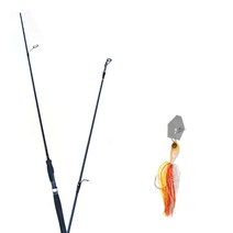 원다 하나린 루어낚싯대 662ML + 다미끼 스커트베이트 트램블 지그 14.2g, 06 SINIPERCA