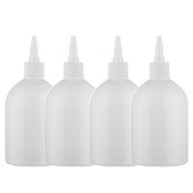 병도매닷컴 백색 뾰족 흰색마개 공병 AB300, 300ml, 4개입