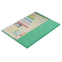 종이문화 친환경색지 레인보우카드 No.11 딥그린, A3, 20매