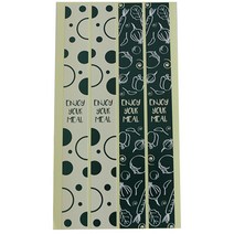 티나피크닉 도시락포장 막대 스티커 4p, 그린, 6개입