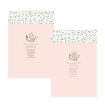 톡톡팬시 3000 플라워 러브 패드 편지지 72p, 베이비 핑크, 2개입