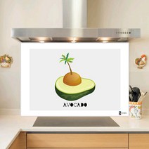 키센주방아트보드 아보카도 타일 895 x 620 mm, 그레이, 1개