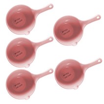 블럭마트 파스텔 욕실바가지, 핑크, 5개입