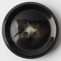 동화상가몰 버팔로 슬라이드 단추 25mm, 블랙, 10개입