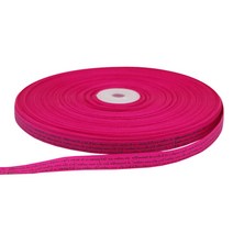 도나앤데코 레터링인쇄 포장리본 1cm 90m, 진핑크, 1개