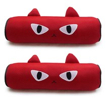 애니나라 헬로캣 에어매쉬 차량용 목쿠션 2p, 아라(레드)