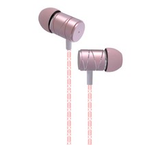 디자인포LG모바일 VIVID SOUND 이어폰 LTA-AEP04, 로즈골드
