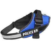 제제펫 반려견 폴리스 K9 하네스 XXL, Y106PDRH003, 1세트