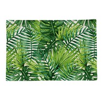 스토어33 보테니컬 키친 린넨 테이블매트, C, 44 x 28 cm