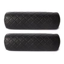 카다누리 차량용 다이아 패턴 목쿠션 2p, 블랙