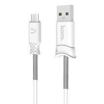 HOCO X24 Micro 5PIN 고속충전 데이터 케이블, WHITE, 1개