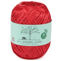 하마나카 에코 안다리아 뜨개실, 805번 크로셰스칼렛, 125m