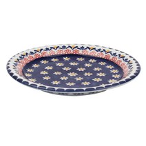 디어리빙 북유럽플라워 접시, 네이비