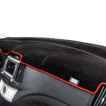본투로드 싸다 대쉬보드커버 블랙 원단 레드 라인 + DUB 종이 방향제, BMW, F33 4시리즈 2014년~(HUD 유)