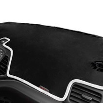 DUB 골드 에디션 벨벳 대쉬보드커버 블랙 원단 + 화이트 라인, 뉴코란도 1996~2005년